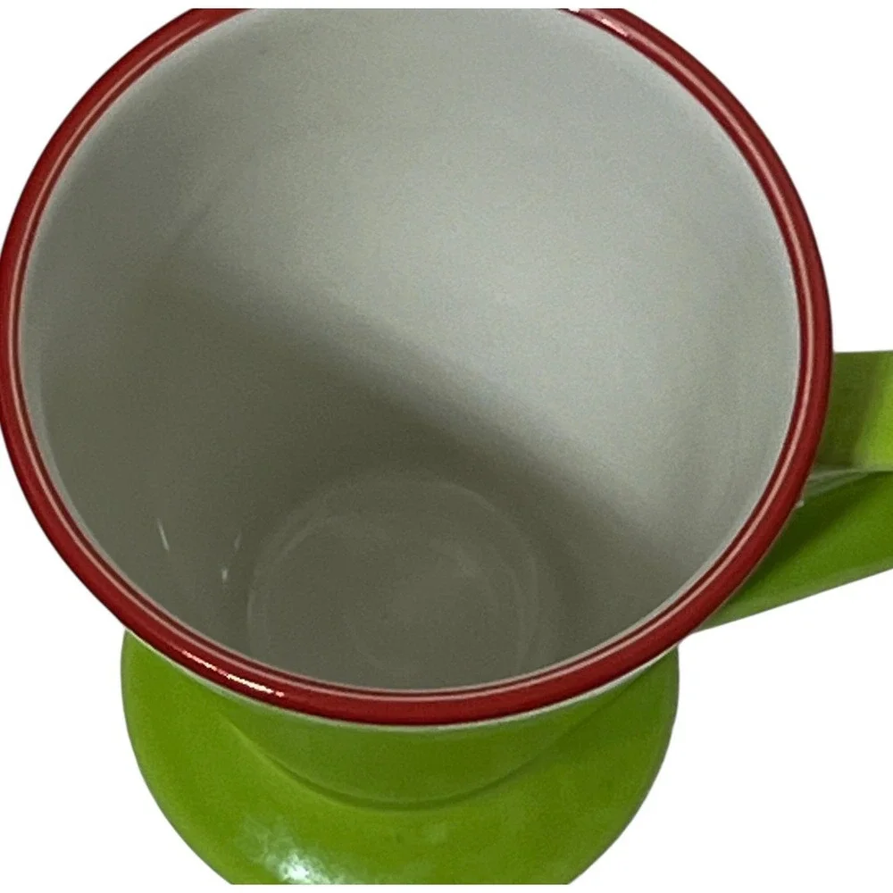 Pier 1 Angleterre England Retro‎ Green Footed Coffee Mugs Novelty Tea Cups set
